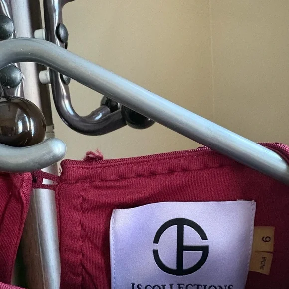 JS Collections Burgundy Maxi Dress - Picture 5 of 9